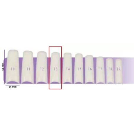 Faux Ongles X50 Capsulpro T3 Aphrodite 11,0X30,0Mm