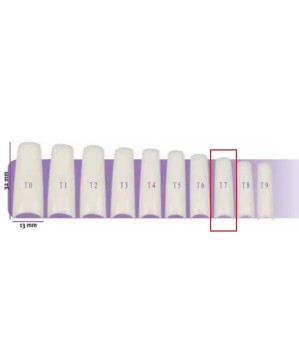 Faux Ongles X50 Capsulpro T7 Aphrodite 9,0X27,5Mm