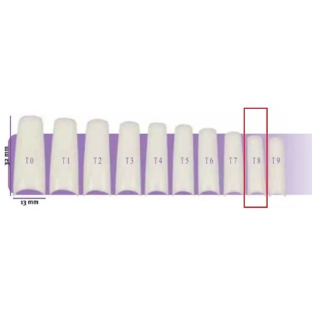 Faux Ongles X50 Capsulpro T8 Aphrodite 8,5X27,0Mm