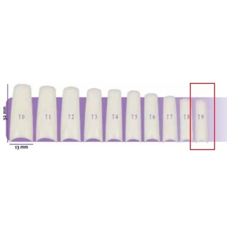 Faux Ongles X50 Capsulpro T9  Aphrodite 8,0X26,0Mm