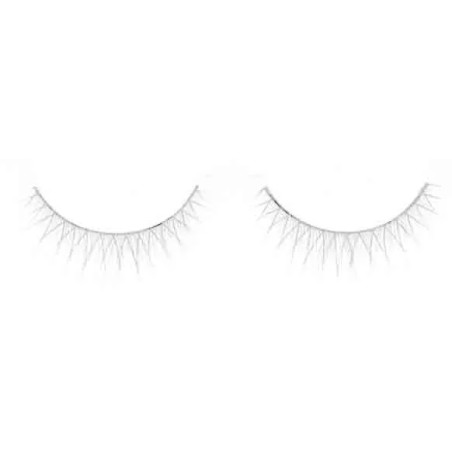 FAUX CILS COLORE BLANC x2 AVEC COLLE