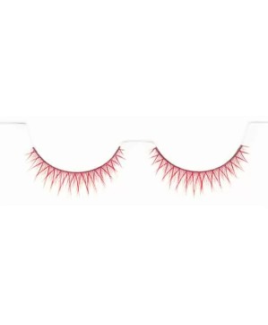 FAUX CILS COLORE ROUGE  x2 AVEC COLLE