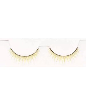 FAUX CILS COLORE JAUNE  x2 AVEC COLLE