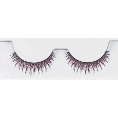 FAUX CILS COLORE BRUN x2 AVEC COLLE