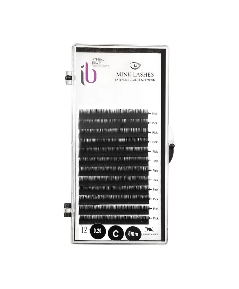 Extens.Mono.Fx-Cil-C Soie T-8Mm D-0.20 Plaq