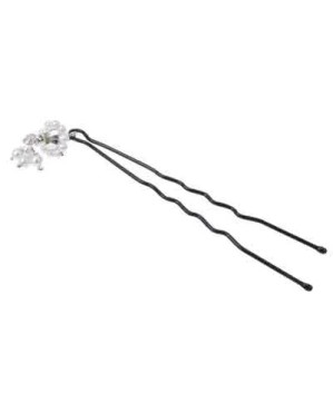 Décorcoif Eping.Pepite Argent-Perlx6