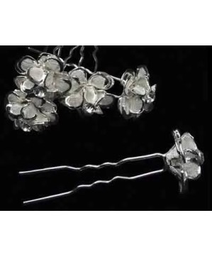 Décorcoif Eping.Flor Stras Argentx5