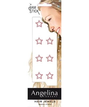 Ornements de coiffure 8 Etoila Rouge (2mm)