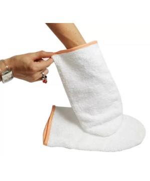 Gants esthétique/manucure blancs, x2