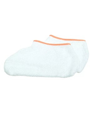 Chaussons pédicure eponge blancs x2