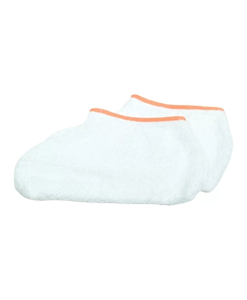 Chaussons pédicure eponge blancs x2