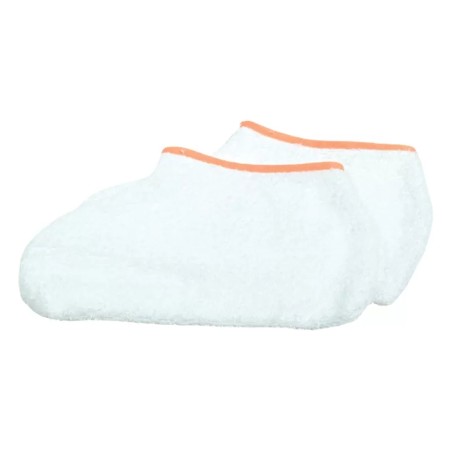 Chaussons pédicure eponge blancs x2