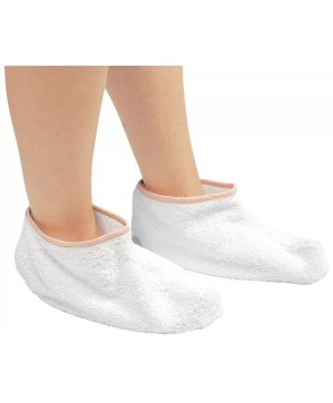 Chaussons pédicure eponge blancs x2