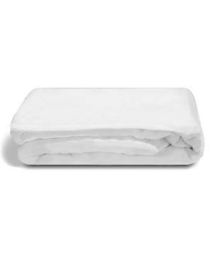 Housse Mercury blanc 100% coton (200x90cm)