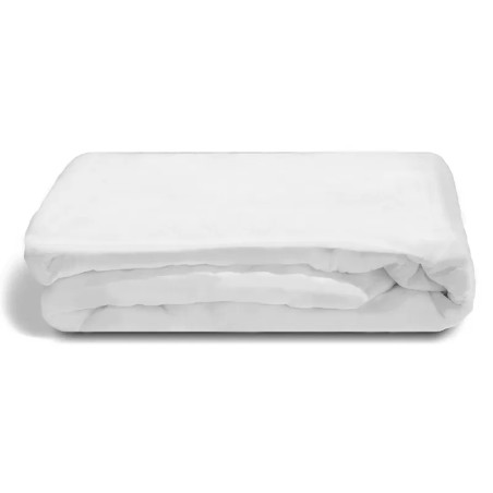 Housse Mercury blanc 100% coton (200x90cm)