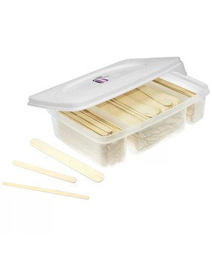 Spatules pour Cire - Intégral Beauty (400 Pièces 3 tailles)