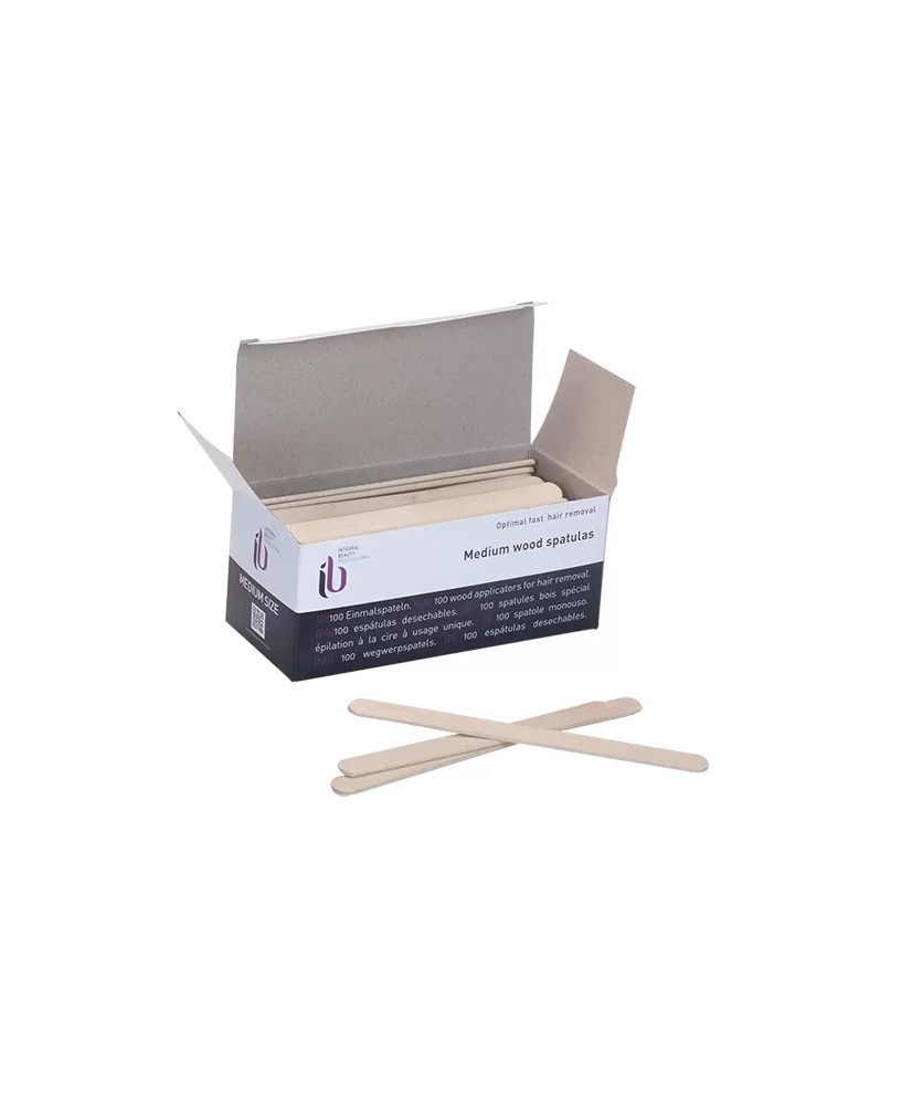 Spatules Cire - Moyennes, 114 x 10 mm, Lot de 100