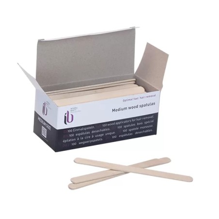 Spatules Cire - Moyennes, 114 x 10 mm, Lot de 100