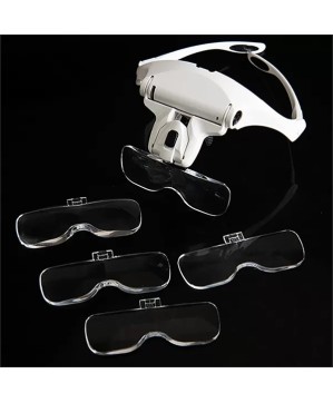 Lunettes Loupe Visière Serre Tête Avec 5 Dioptries