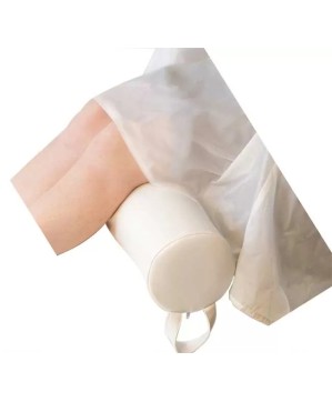 Coussin Rond Esth Blanc Polok Gm 65Cm   H25Cm