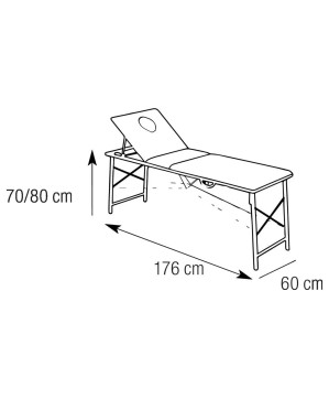 Lit Esthe Haiwai Pliant BlancAvDossier FinArticule