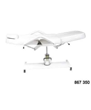 Lit Esthétique TORONTO - Pompe Hydraulique, Blanc
