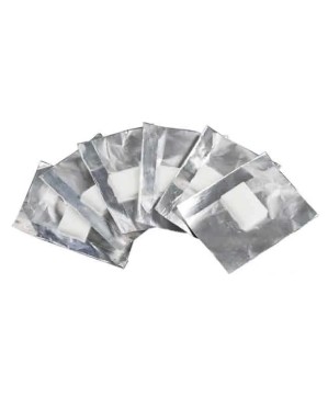 Bandes d'Aluminium avec Éponge pour Faux Ongles - Boîte de 100