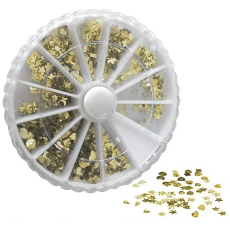 Strass Roue 12X48 Dore Assortis - IB