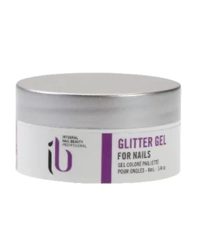 Gel Faux Ongles Paillettes Roses (8ml) - IB