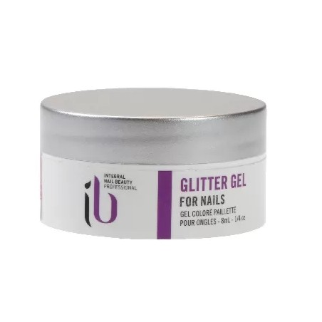 Gel Faux Ongles Paillettes Roses (8ml) - IB