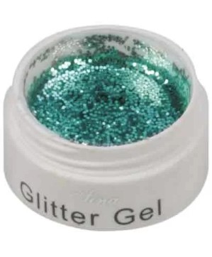 Gel Faux Ongles Paillettes Turquoises (8ml) - IB