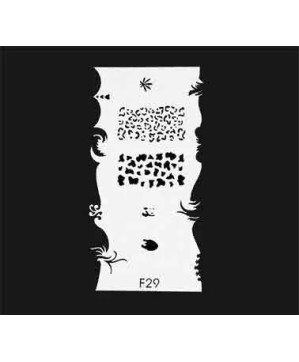 Pochoir Peint Faux Ongles F29 - IB