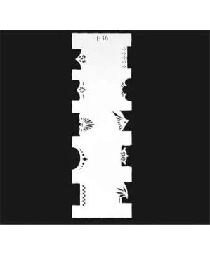 Pochoir Peint Faux Ongles F36 - IB