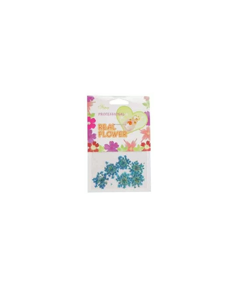 Fleurs Brun-Jaune Nail Art - IB