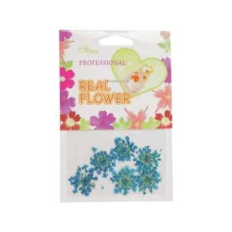Fleurs Brun-Jaune Nail Art - IB