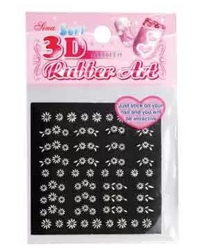 Décor Ongle Fleur Argent Xst139 - IB