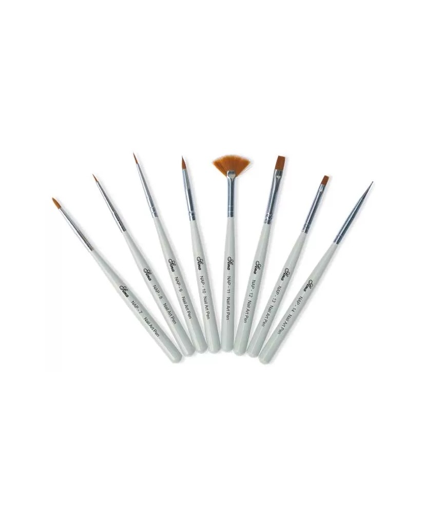 Kit 8 Pinceau Prof Nail-Art - IB