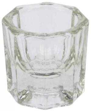 Godet Verre - pour mixer les produits manucure