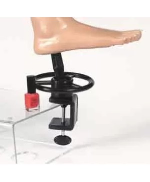 Pied Training Pedicurie Avec Faux Ongles
