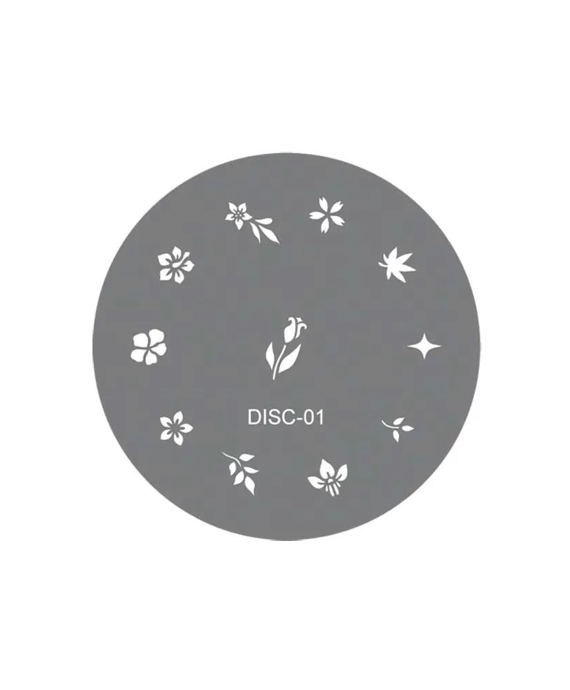Stamp Tamponage Pochoir Disc-01 - IB