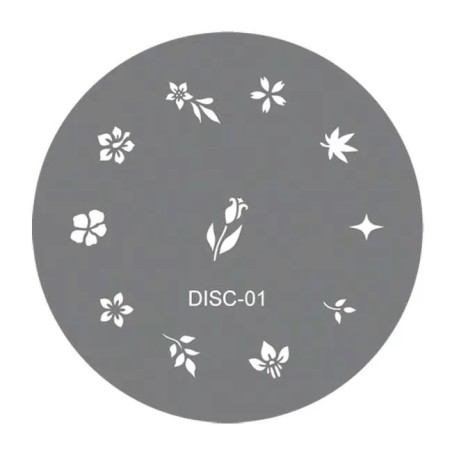 Stamp Tamponage Pochoir Disc-01 - IB