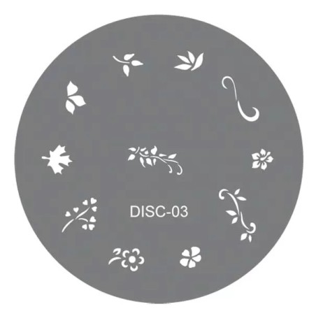 Stamp Tamponage Pochoir Disc-03 - IB