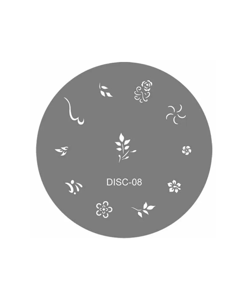 Stamp Tamponage Pochoir Disc-08 - IB
