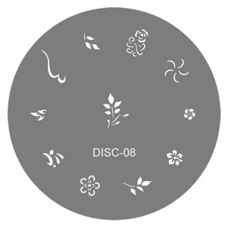 Stamp Tamponage Pochoir Disc-08 - IB