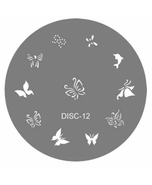 Stamp Tamponage Pochoir Disc-12 - IB