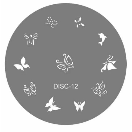 Stamp Tamponage Pochoir Disc-12 - IB