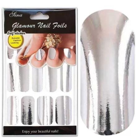 Feuille Stick Décorongle X15 Argent - IB