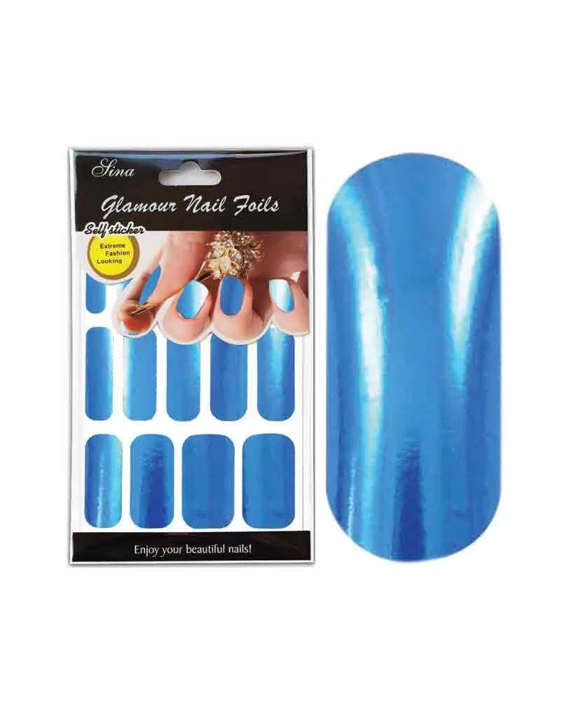 Feuille Stick Décorongle X15 Bleu - IB