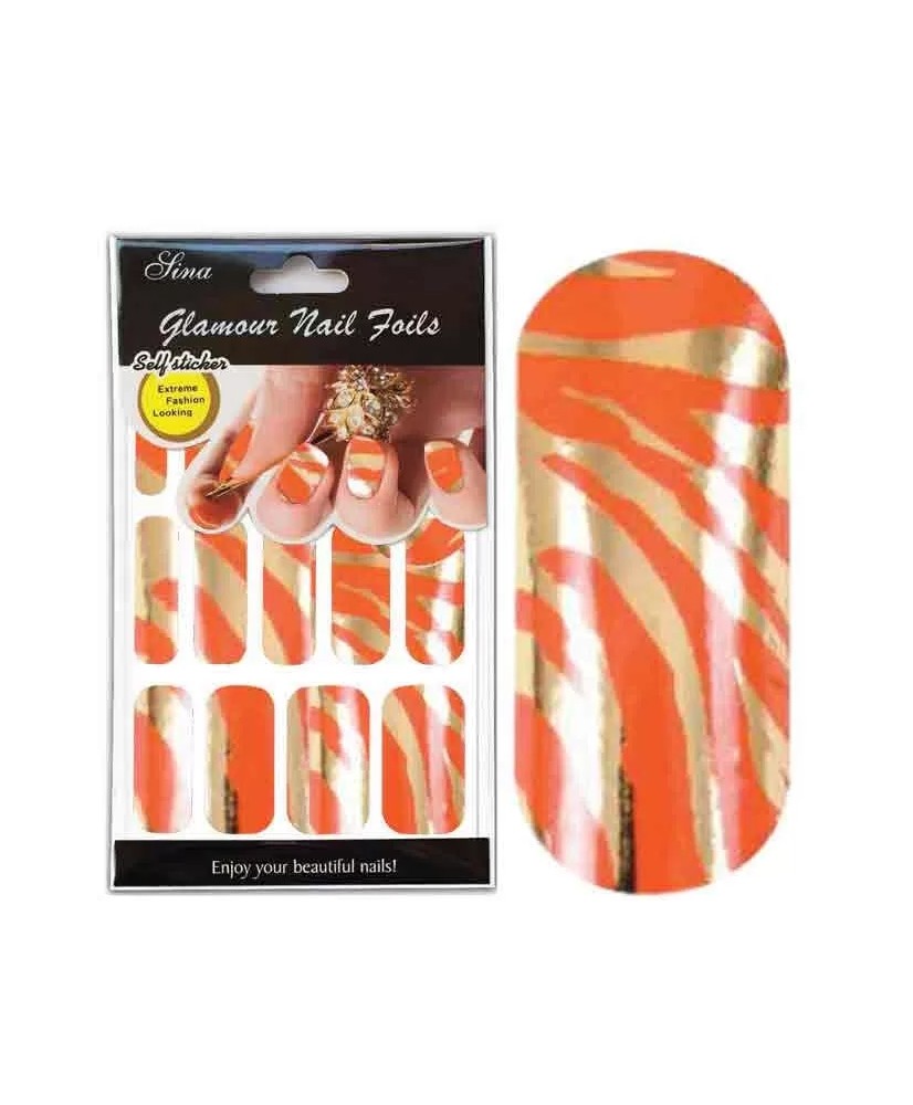 Feuille Stick Décorongle X15 Orange - IB