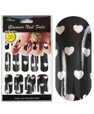 Feuille Stick Décox15 Noir Coeur Or - IB